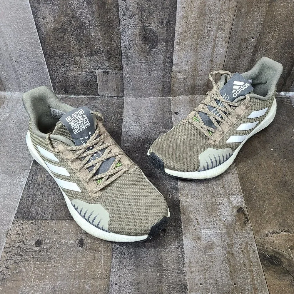Adidas‎ PulseBoost HD Men Athletic Shoes, Cargo/White/Sesame, FU7323, Size 6